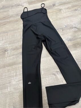 NWOT ALO Yoga Black Slim-Strap Jumpsuit